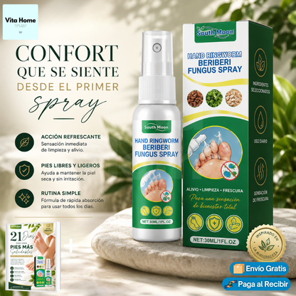 FungiFree™ | Spray anti-hongos y anti-picazón