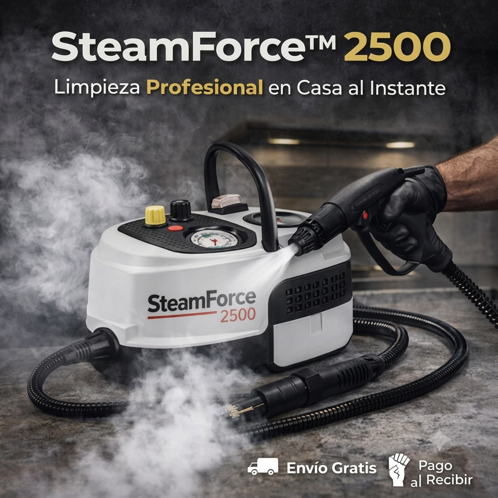 SteamForce™ 2500W | Limpiadora a Vapor de Alta Presión